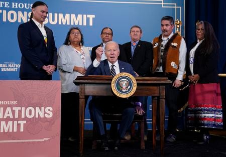 US touts new era of collaboration with Native American tribes to manage public lands and water