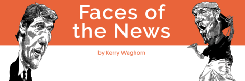 Faces in the News by Kerry Waghorn